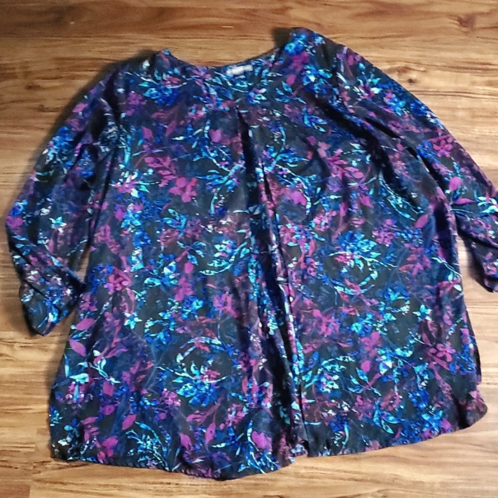 Multi Colored Front Split Tunic - image 1